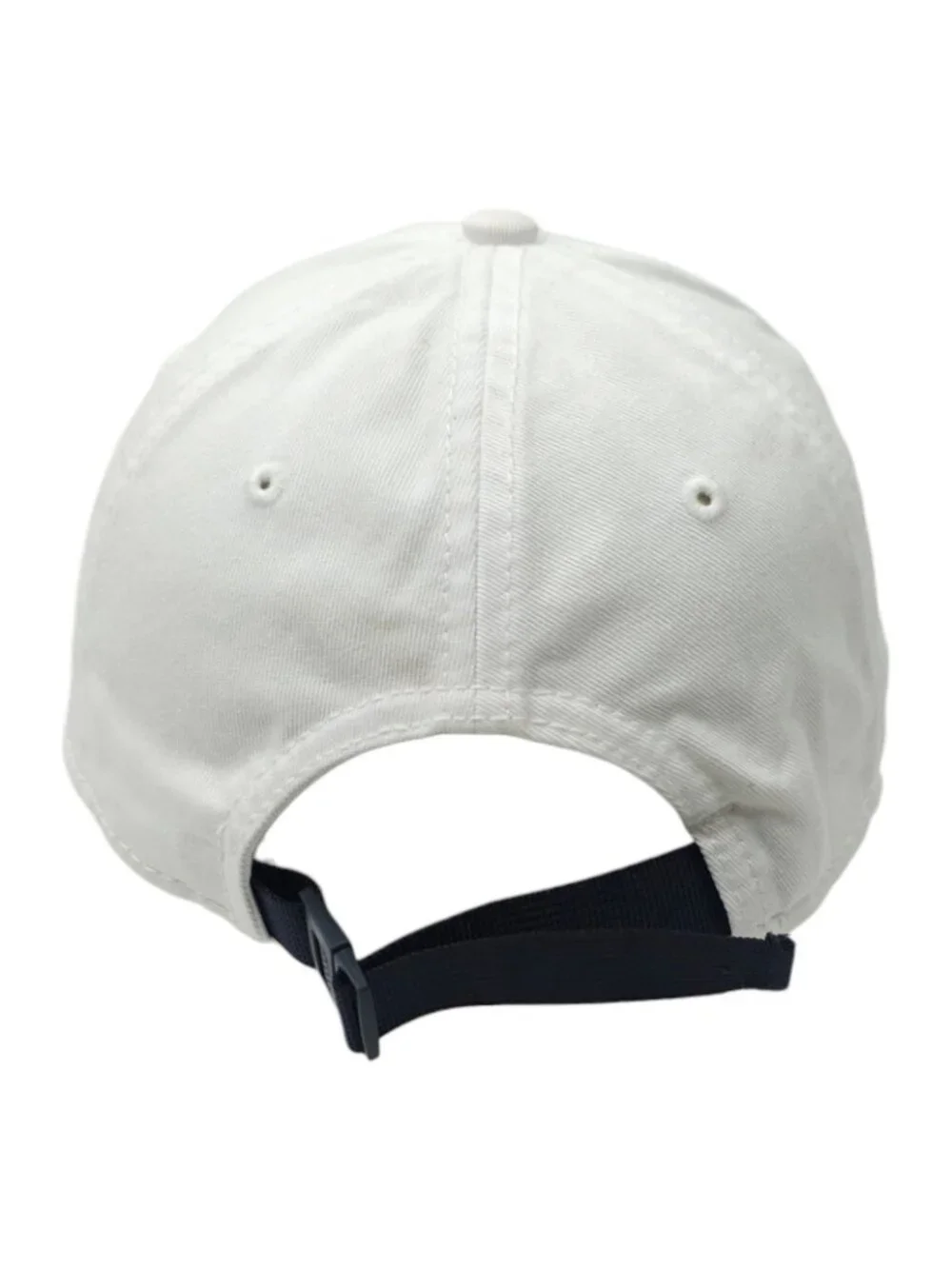 Tommy Hilfiger Flag Logo Patch Striped Baseball Cap White Dad Hat Strapback